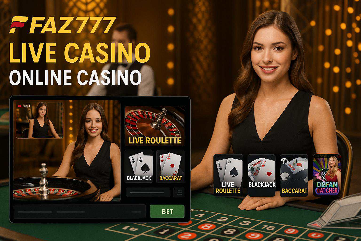 O FAZ777 Live Casino lança promoções regularmente