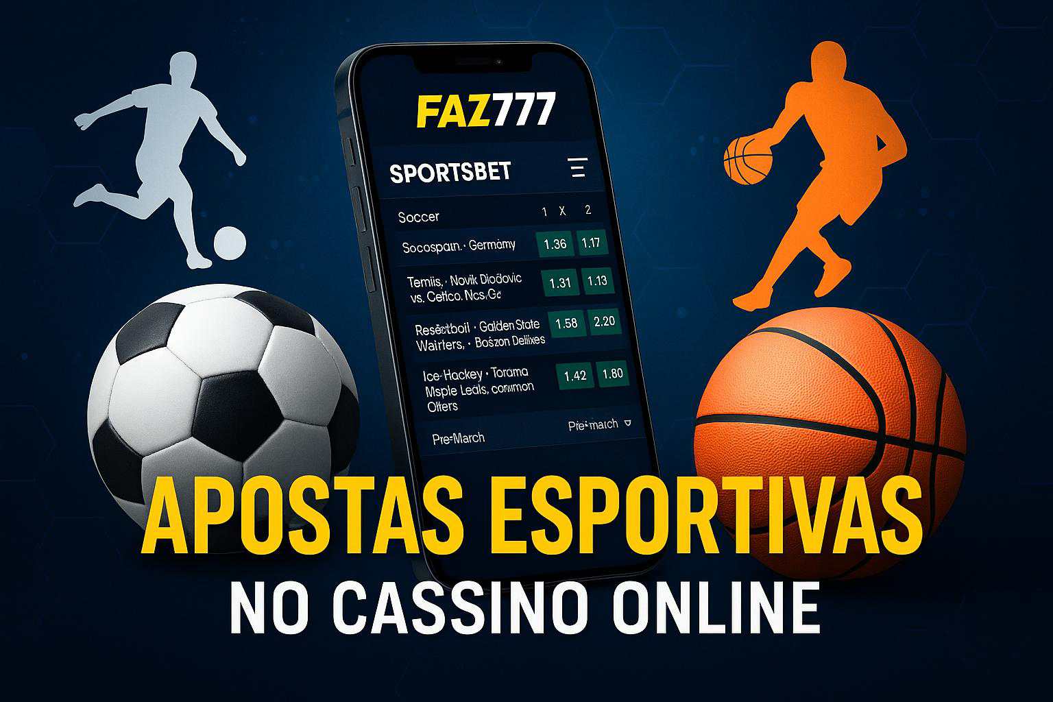 Apostas esportivas no cassino online FAZ777