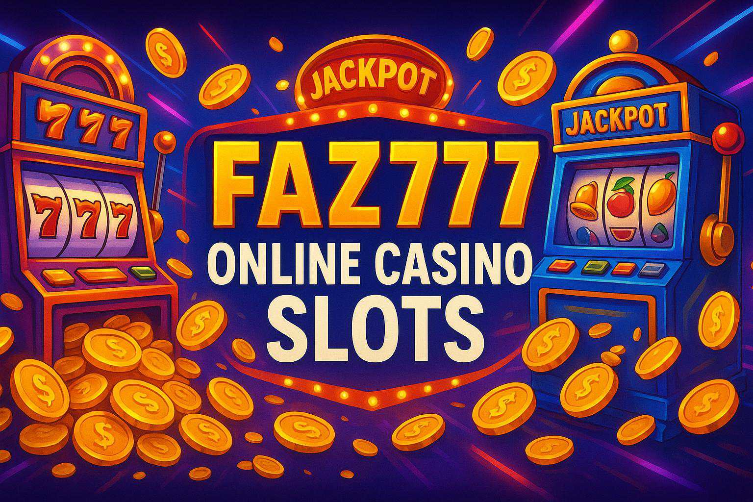 Explore o mundo das slot machines no FAZ777 Casino
